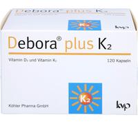 Debora plus K2 Gélules de vitamine D3 et vitamine K2, 120 gélules