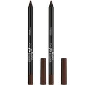 DEBORAH 2in1 Gel Kajal Eyeliner Waterproof 05 Marrone Cosmetici (Lot de 2)