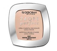 Deborah Milano Poudre compacte Perfect 24h SPF 15 Rose clair N2 Texture ultra fine Action optimale Apaisant et Régénérant Convient aux peaux sensibles 9 g