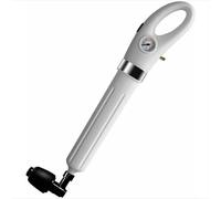 Débouchage WC, débouchage à air comprimé, pompe haute pression avec 4 ventouses et gonfleur pour nettoyer évier, baignoire, évier, piscine (7ème génération)