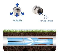 Déboucheur Canalisation 15m Professionnel Compatible Karcher K2-K7/HD/HDS 400Bar 60°C Nettoyeur Haute Pression