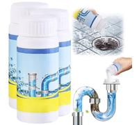 Deboucheur Canalisation, 2025 Nouve Deboucheur Wc, Nettoyant Puissant Pour Canalisations, Poudre Nettoyante, Dragage de Canalisations Pour Cuisine et Salle Bain, Toilettes, Siphons (3Pcs)