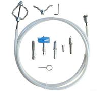 Déboucheur Canalisation 5m Outils Plomberie Pro(10 Meters) | Flexible acier , 9 accessoires variés, pour idéal évier et lavabo, action rapide chimie