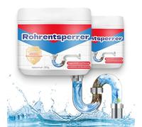 Deboucheur Canalisation Deboucheur WC, Extrêmement efficace et doux pour les matériaux contre les blocages et les cheveux, sans danger pour tous les tuyaux (2 Pcs)