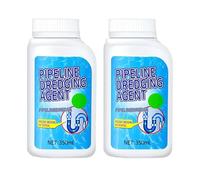 Déboucheur Canalisation Puissant - Poudre Débouchage Drain pour WC, Évier, Cuisine & Salle de Bain, Nettoyant Multi-Usages pour Tuyaux, Égouts et Toilettes, Produit Dégorgeant Rapide (2 pièce)