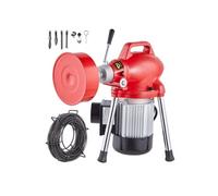 Déboucheur De Canalisation 250W Avec 2 Câbles En Acier 7 Couteaux Contrôle CW/CCW