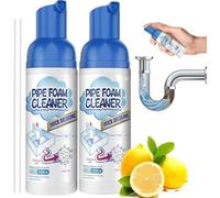 Déboucheur De Canalisations, Deboucheur Evier, Mousse Nettoyante Canalisation, Foam Sink And Drain Cleaner, Mousse Drain Pipe Foam Cleaner Pour Cuisine, Salle De Bain, Lavabo, Contre (2PC)