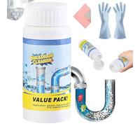 Déboucheur de canalisations Zaos, mousse dense Bio Blast for évier et canalisations, nettoyant puissant et multifonctionnel for canalisations Zaos Allfound, for cuisine, salle de bain, toilettes(1pc)
