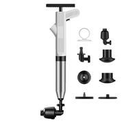 Déboucheur de cheveux | Déboucheur à haute pression | Déboucheur de toilettes haute pression, piston de vidange robuste, piston de baromètre en temps réel et piston de toilette avec manomètre