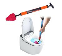 Déboucheur de toilettes, pistolet de vidange haute pression, déboucheur de toilettes pour déboucher l'évier, la baignoire, la douche, outil de débouchage d'évier à piston, nettoyeur de vidange en