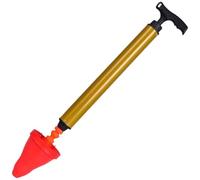 Déboucheur de toilettes, piston haute pression de 28 cm avec action de pompe, nettoyeur d'évier avec ventouse scellée, outil de retrait des obstructions, design ergonomique, dispositif de nettoyage