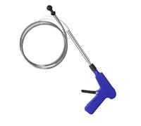 Déboucheur de toilettes rétractable avec poignée ergonomique pour un retrait rapide de l'obstruction des toilettes