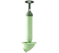 Déboucheur de toilettes robuste en ABS avec pompe à air (vert)