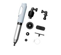 Déboucheur de vidange à bouton-poussoir rapide avec poignée ferme en ABS pour sabots tenaces dans les salles de bains Buse Piston en caoutchouc