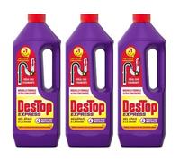 Déboucheur - DESTOP - Lot de 3 - Gel Express - 950ml - Formule améliorée
