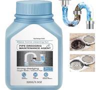 Déboucheur d'évier et de vidange de 320 g, nettoyeur et déboucheur d'évier de cuisine, nettoyant puissant, outil de toilette à nettoyage rapide pour cuisine, salle de bain, toilettes (1 pièce)
