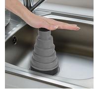 Déboucheur - JE CHERCHE UNE IDEE - Pratique - Sans produit chimique - Gris et noir