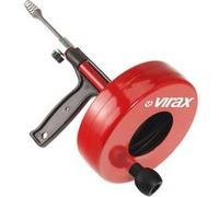 Virax Déboucheur manuel à tambour 290600 pour canalisation Ø25-50 mm