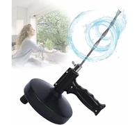 Déboucheur manuel en spirale, déboucheur de canalisations en acier carbone 72A, flexible, 5 m, poignée ergonomique, pour cuisine, 5 m