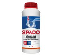 Déboucheur microbilles pour bouchons tenaces Spado 500 g
