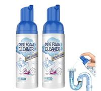Déboucheur mousse, nettoyant pour évier, nettoyant et désodorisant pour évier, mousse puissante pour évier de cuisine et salle de bain, déboucheur pour cuisine (2 pièce)