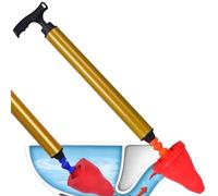 Déboucheur pour toilette | Haute Pression Puissant Dégorgement | Pompe de dégorgement pour les WC - pour Sol Douche Évier Évier Cuisine Lavabo Douche Dortoir Appartement