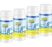 Déboucheur Pro,4pcs Deboucheur Evier,Déboucheur Surpuissant,Déboucheur Canalisation,Nettoyant Puissant pour Canalisation,Sink Drain Cleaner pour Canalisation,Poudre Nettoyante,110g