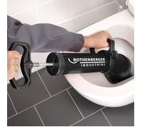 Déboucheur professionnel - Rothenberger - RoPump Power - Écologique - Puissant - Adaptateurs inclus