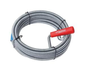 Déboucheur spirale 5 m Ø9 mm avec tête d'accrochage - ROTHENBERGER 072984E