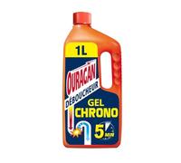 Débouchez vos canalisations en 5 minutes avec OURAGAN Déboucheur Chrono, gel format 1L - Lot de 3