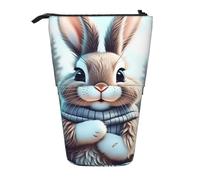 Debout Étui Sac À Crayons Lapin Mignon 2 Trousse À Crayons Télescopique | Papeterie Trousse Retractable Crayon Durable Trousse Scolaire Pour école Le Bureau