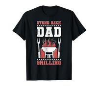Debout, papa fait des grillades, BBQ T-Shirt