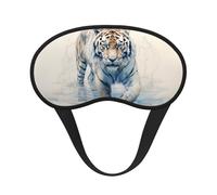 Debout Tiger Masque de sommeil à couverture complète Masque de sommeil relaxant sans stress