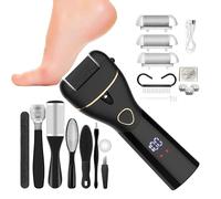 Débranche De Callosité Électrique - Peau Morte Électrique Rechargeable | Kit De Soins Aux Pieds Avec 3 Têtes De Broyage Craquelue Craquette De Sèche, Dispositif De Fichier Portable, Mouches Des P