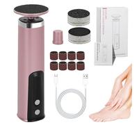 Débranche de callosité électrique pour les pieds, outil de déménagement de cals de pied Electric, 2 en 1 Filer de pédicure pour la peau morte, Fichier électrique Fichier Callus Remover avec disques en