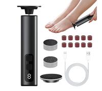 Débranche De Callosité Électrique Pour Pieds - Fichier De Pieds Électrique, Ponceuse De Pieds Pour Callus | Outils De Pédicure Pratiques Avec Disques En Papier De Verre Et Têtes De Broyage, 9 Vitesses