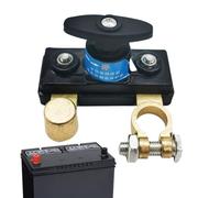 Débranchement de batterie de voiture - Cuivre | Interrupteur de battérie étanche universel, sécurité automobile, isolateur de coupure avec Protection du véhicule12V 24V | Entretien d'installation d'