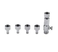 Débrancher l'adaptateur Airbrush Set Connecteur Rapide - Pack de Raccords 1/8 '' avec 4 Adaptateurs à Libération Rapide Masculine et Féminin pour les Changements Aérographes et la Prévention du