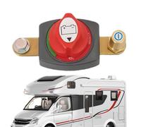 Débranchez la batterie, allumez et éteignez la batterie avec arrêt marche/arrêt de la batterie en laiton sur la colonne supérieure | Accessoire automobile à courant élevé, interrupteur de coupure de