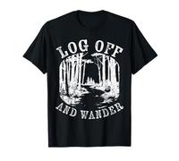 Débranchez la randonnée, Le Camping, déconnectez-Vous et promenez-Vous T-Shirt
