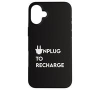 Débranchez pour recharger - Positive Tech Yoga Holistic Detox Peace Coque pour iPhone 16 Plus
