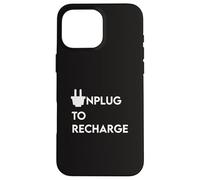 Débranchez pour recharger - Positive Tech Yoga Holistic Detox Peace Coque pour iPhone 16 Pro Max