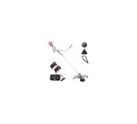 Ikra - Débroussailleuse sans Fil 40V Moteur brushless Coupe Fil 34 cm + Lame 3 Dents 25,5 cm, Tige Divisible, 2 Batteries 2 Ah + Double Chargeur Inclus