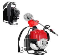 Débroussailleuse À Dos À Essence 4 Temps 1000W, Machine À Désherber, Motobineuse, Taille-Haies Et Tondeuse 35.8CC Outils de Jardinage pour Défrichage, Binage Et Récolte