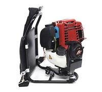 Débroussailleuse à essence 1,4 CV avec sac à dos et moteur 4 temps pour l'agriculture et le jardin - Désherbeur polyvalent avec désherbage, tonte et desserrage, 35,4 cc, 4500-8500 tr/min