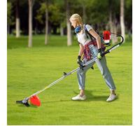 Débroussailleuse à essence 4 en 1, 52 cc, 2 temps, sac à dos, coupe-gazon, taille-haie, débroussailleuse, élagueuse