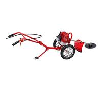 Débroussailleuse à essence 49 cc 2 temps 1,8 kW Débroussailleuse à essence 2 en 1 avec desserreur de sol Largeur de coupe 28 cm Pour jardin, cour, agriculture, désherbage