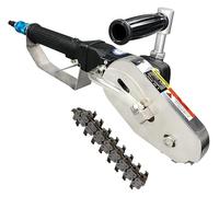 Débroussailleuse à papier industrielle, débroussailleuse pneumatique, outil de coupe en carton ondulé, débroussailleuse de déchets de boîte en carton avec chaîne en alliage, nom de la taille : dents M