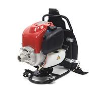 Débroussailleuse à sac à dos à 4 temps, appareil multifonction avec moteur 4 temps avec sac à dos, débroussailleuse monocylindre refroidi par air, taille-haie pour désherber, récolter, démouler et