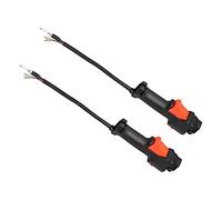 Débroussailleuse avec Ensemble de Barres 2 Pièces, Poignée avec Gâchette d'Accélérateur, Interrupteur de Contrôle